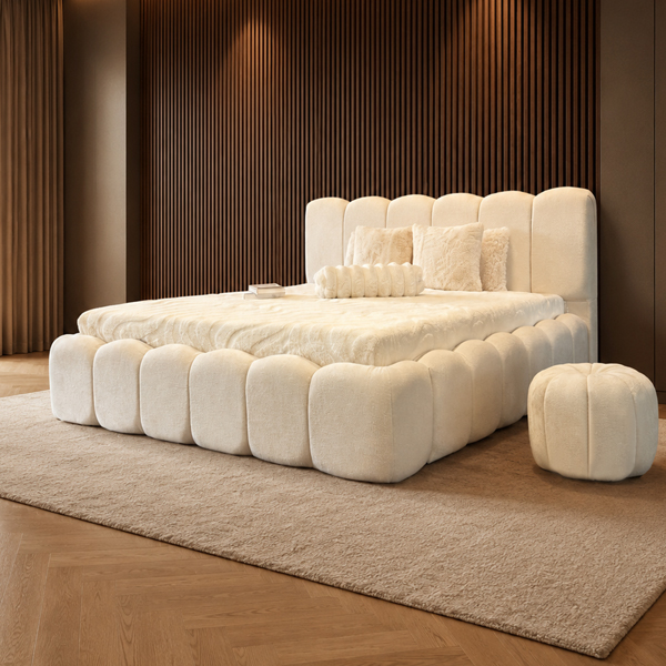 Bed Skyline van Laviva Bedding in een moderne slaapkamer