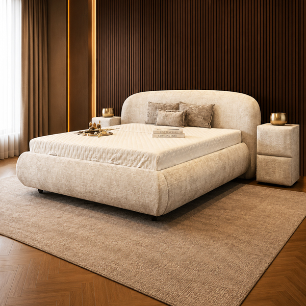 Bed London van Laviva Bedding in een moderne slaapkamer