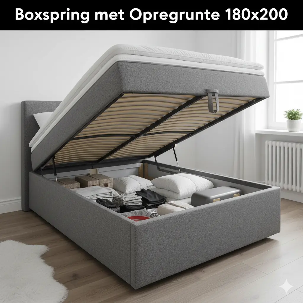 Boxspring met Opbergruimte