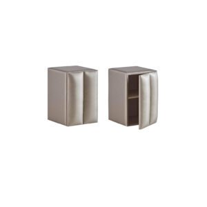 2x Nachtkastjes (Met Deur en Patroon)