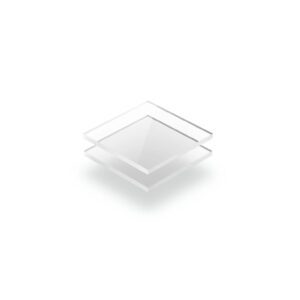 2x Glas Transparant