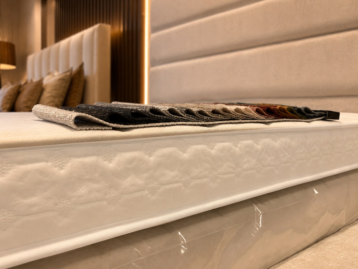 Laviva topmatras met stofstalen en extra comfortlaag