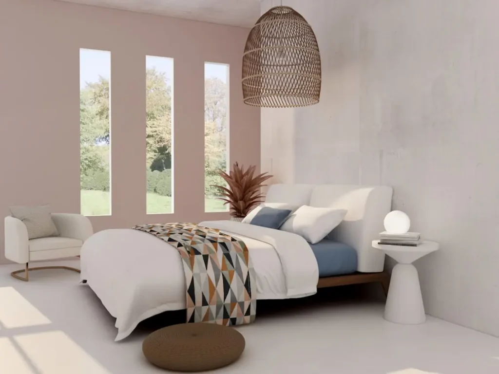 Slaapkamer trends en kleuren 2026 met luxe bed inspiratie