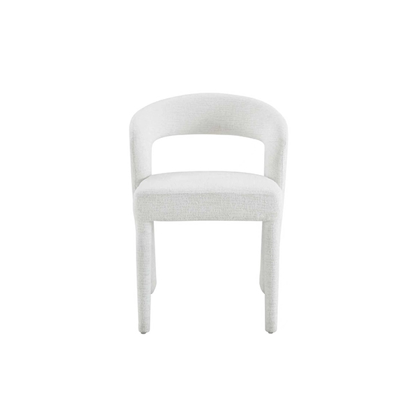 Vanduz bouclé stoel wit bij Laviva Bedding