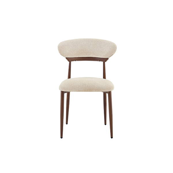 Samor bouclé stoel stone bij Laviva Bedding