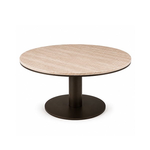 Bussalt Beige Travertine Eettafel bij Laviva Bedding