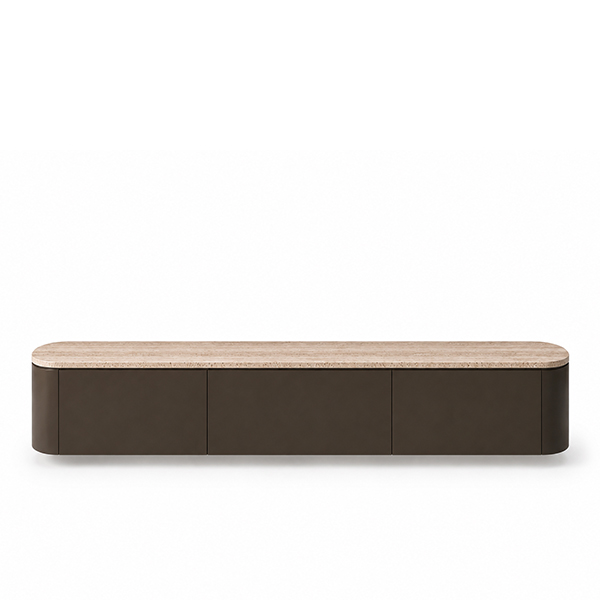 Milo Beige Travertine TV-Meubel bij Laviva Bedding