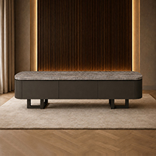 TV-meubel in een warm Laviva interieur